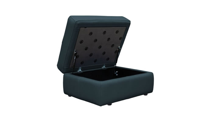 G Plan Hardy Storage Footstool Cambridge Navy